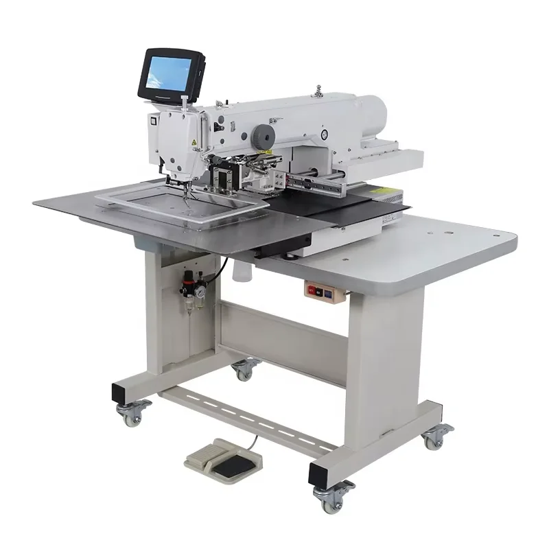 High Efficiency Computer Pattern Industrial Sewing Machines Wallet Bags and Shoes Pattern Sewing Machine
