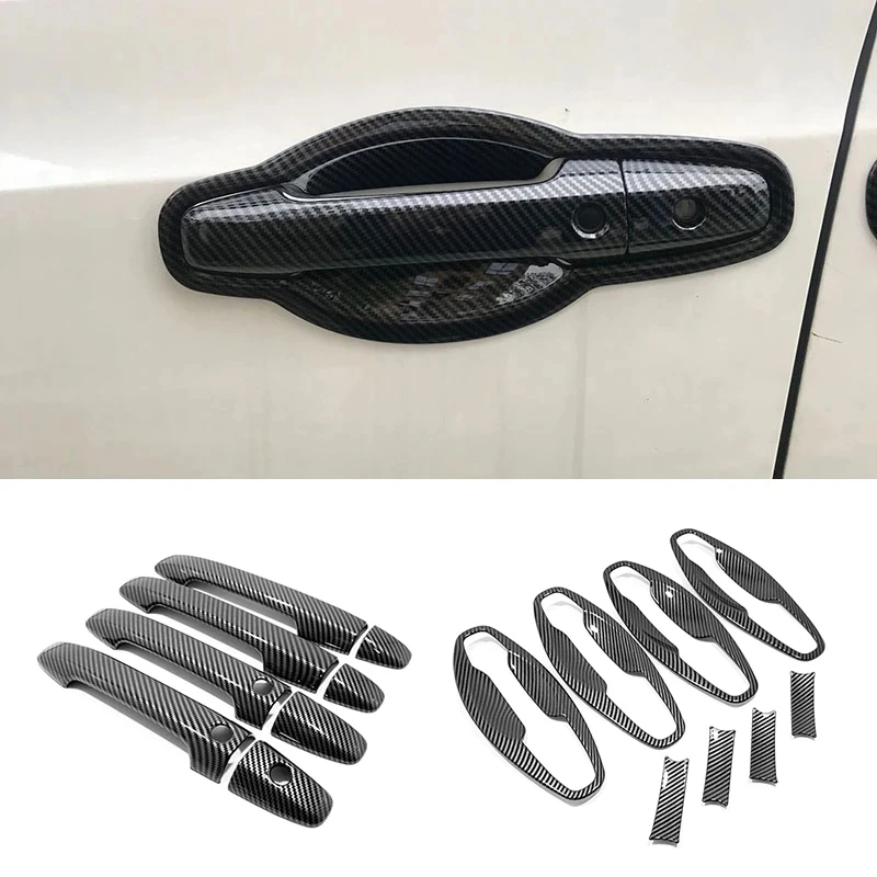 Car Styling For Honda Stepwgn Stepwagon RP3 RP5 2015 2016 2017 2018 2019 2020 2021 Door Handle Cover Bowl Frame Trims 3d Sticker