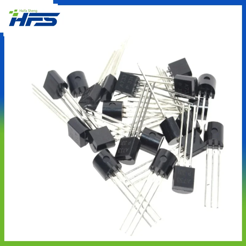 

100PCS 2SA733 A733 transistor 0.1A/50V PNP transistor TO-92 Plastic-Encapsulate Transistors