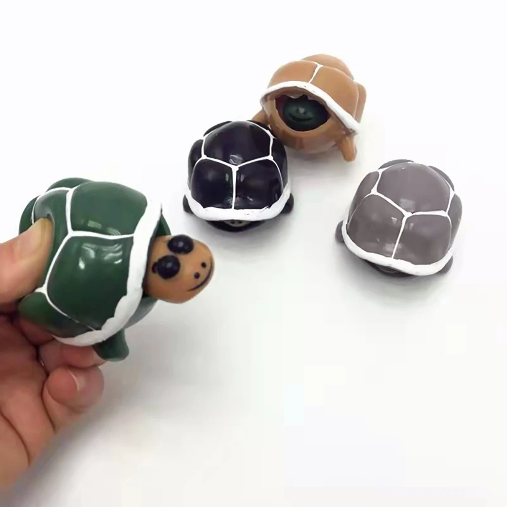 Squeeze Head Turtle Decompression Vent Toys Children Toys Wedding Gifts For Guests Party Favors Kids Child Birthday Party Gifts