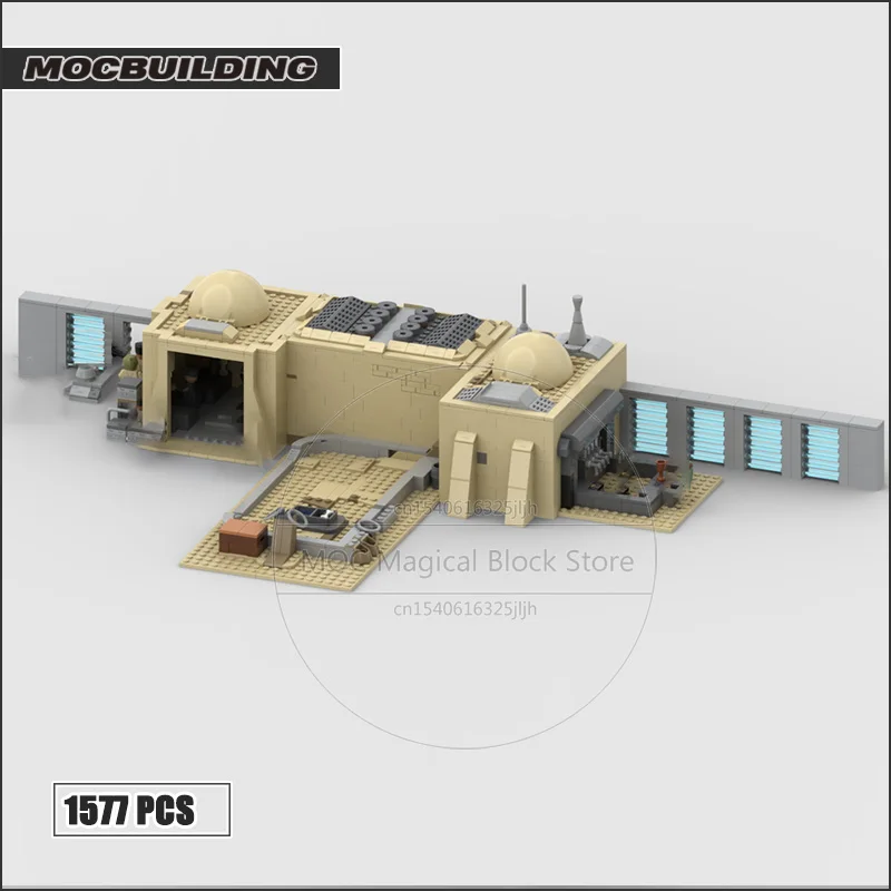 MOC Bouwstenen Filmscène Keizerlijke Checkpoint Modellen Diorama Kasteel Architectuur Bricks Collectie Speelgoed Kerstcadeaus