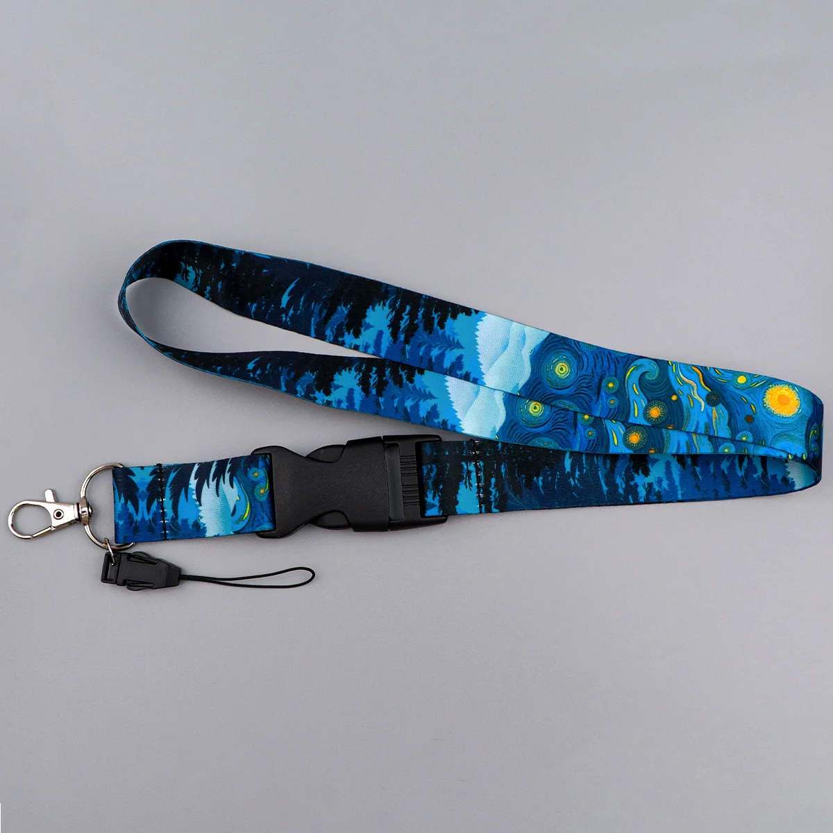 Rose Lanyards Quotations Neck Strap For Student ID Card Badge Butterfly Keychain Holder DIY Hanging Rope Phone Accessories