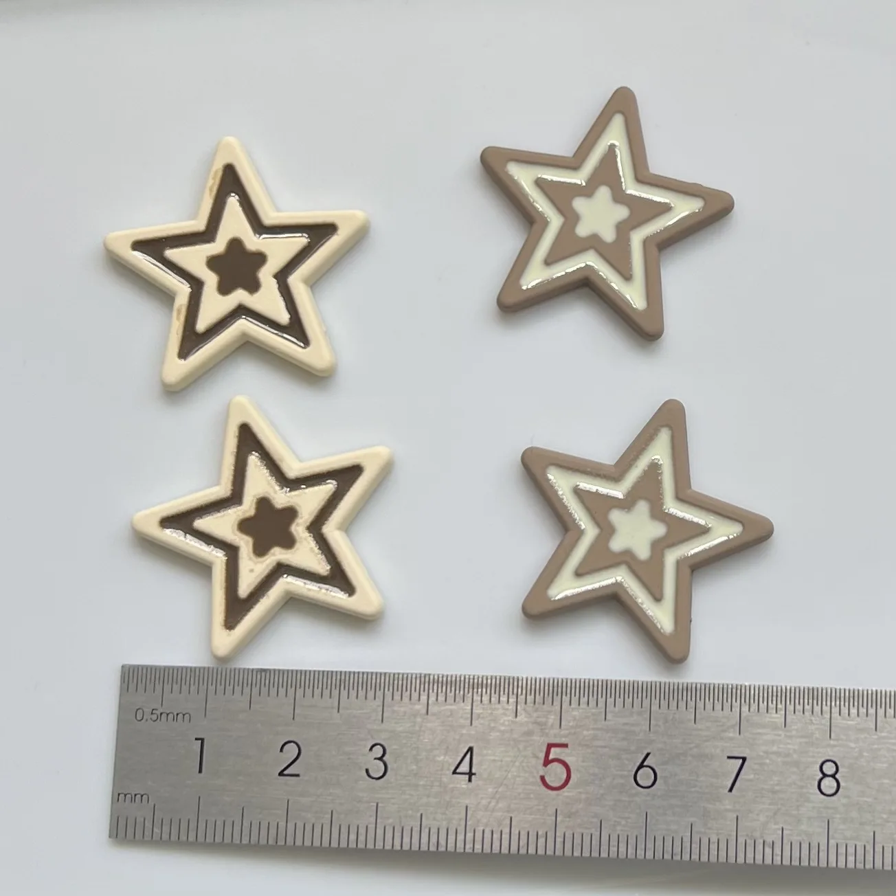 5 buah miniso seri bintang kartun resin cabochons pipih diy bahan kerajinan perhiasan membuat pesona