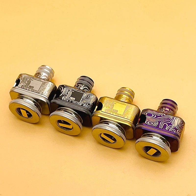 YFTK estilo 909 NUGG RBA para LVE Orion II Vape Pod, com gotejamento e pinos de ar 1.0/2.0/3.0/4.0MM