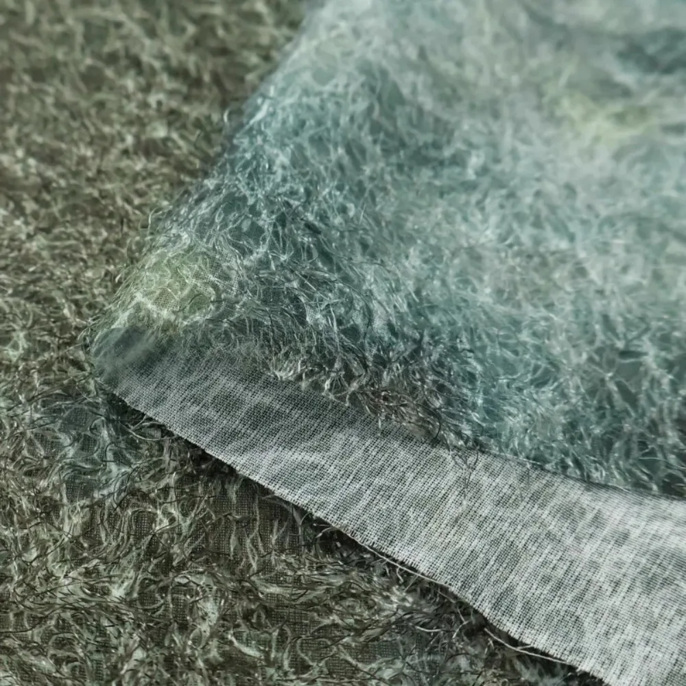 

Мягкая 3D-плюшевая ткань с бахромой и эффектом тай-дай для пошива платьев, дизайна одежды, рукоделия, ткани для рукоделия, продается на метры, швейный материал