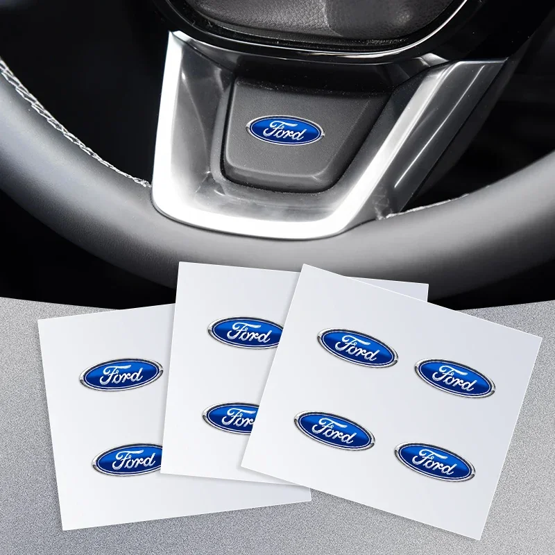 Car Door Handle Sticker Car Window Wiper Decor Emblem for Ford Focus 2 3 4 MK2 MK3 MK4 Kuga Ecosport Fiesta Mondeo Auto Styling