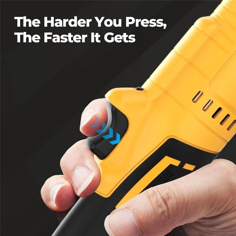 

WORTHOWN-Cordless Ratchet Wrench 74Ft-Lbs Compatible 20V Max Battery 3/8-Inch Brushless Power With Speed Variable Speed