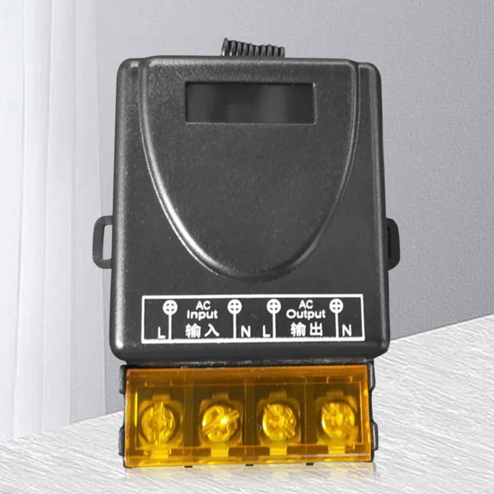 Sistema de acceso a puerta transmisor remoto relé de alta corriente interruptor RF 60V-280V 433Mhz interruptor de Control remoto inalámbrico para bomba de agua