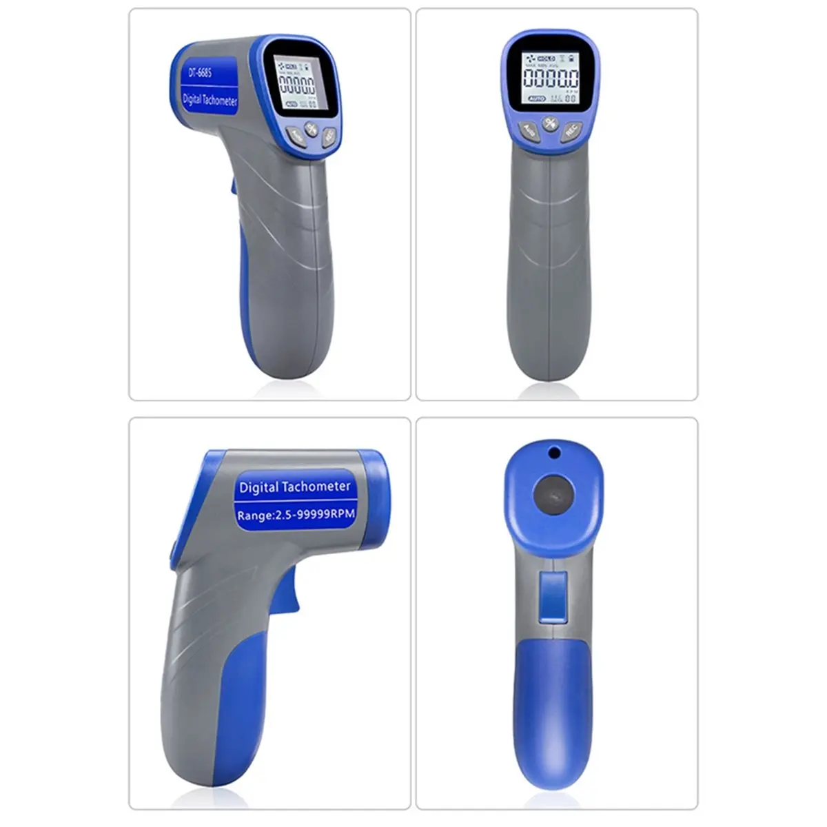 fitfit Infrared Digital Speed Meter for Efficiently Measuring Engine RPM Between Ranges of 2 5 and 99999 with Backlight Display