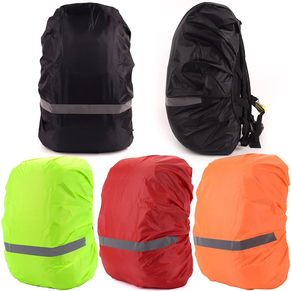 8-70L Reflective Backpack Rain Cover Outdoor Cycling Hiking Climbing Bag Cover Waterproof Rain Cover For Backpack rucksack