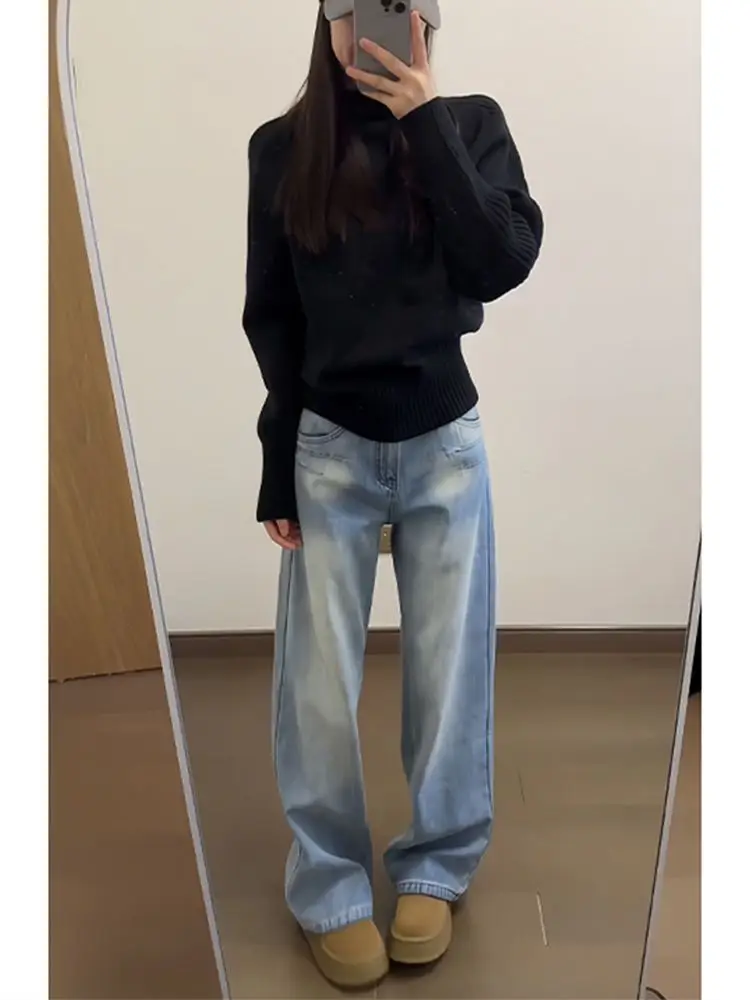 

Джинсы с талией, женские расклешенные брюки-клеш, удлинение ног, грушевидной силуэт, женские джинсовые модные шикарные элегантные джинсы