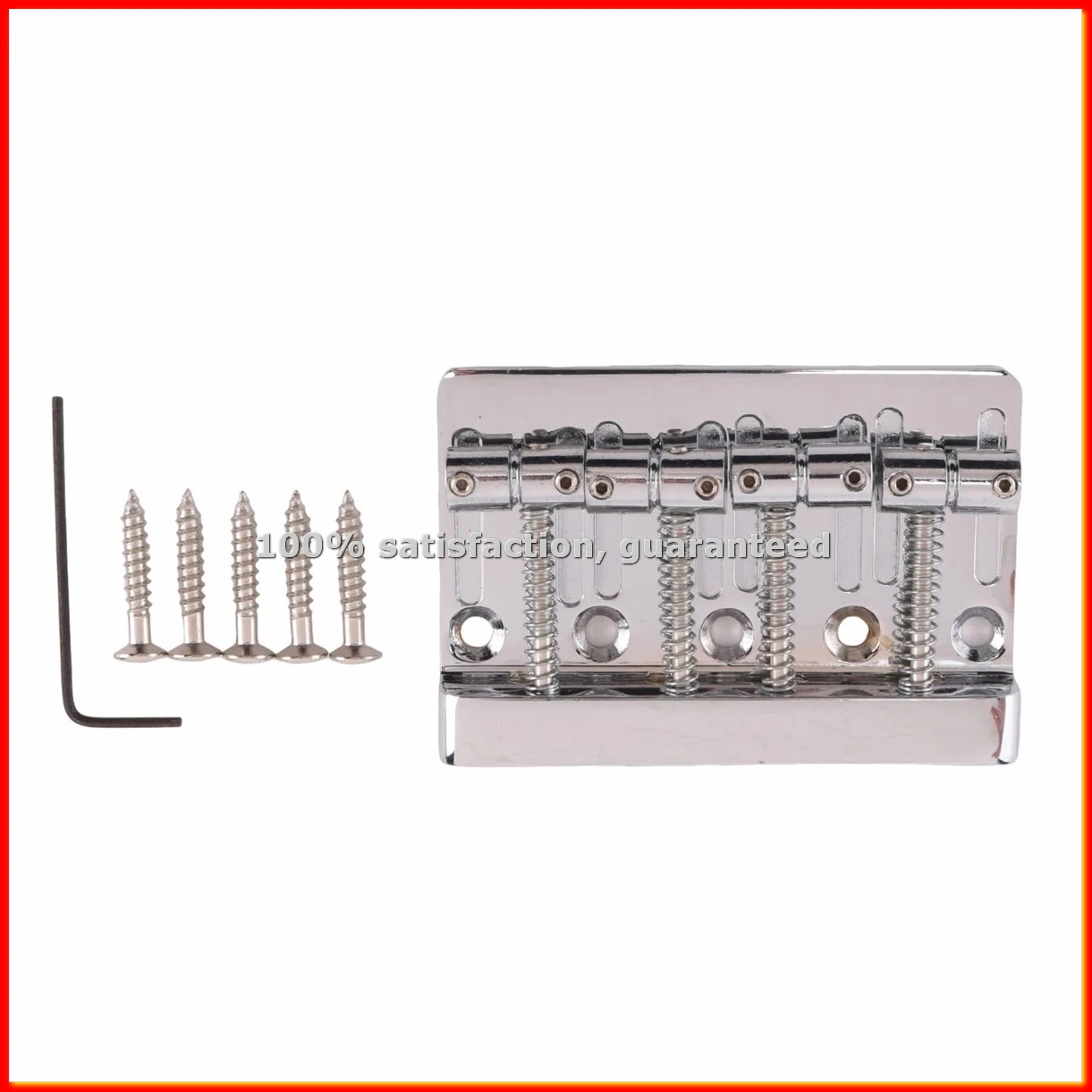 4 String Hardtail Bridge for Precision Chrome 201B-4 Badass-A68X
