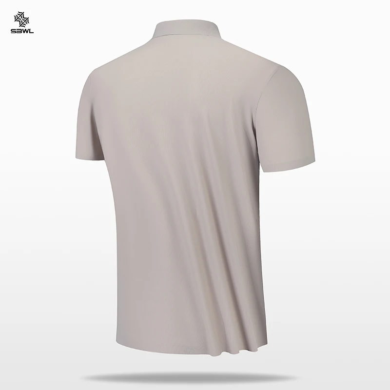 SBWL High Quality Seamless Process Men's Casual Top Shirt Popular Tennis T-Shirt Golf POLO Shirt Business Casual Breathable Tees image 5