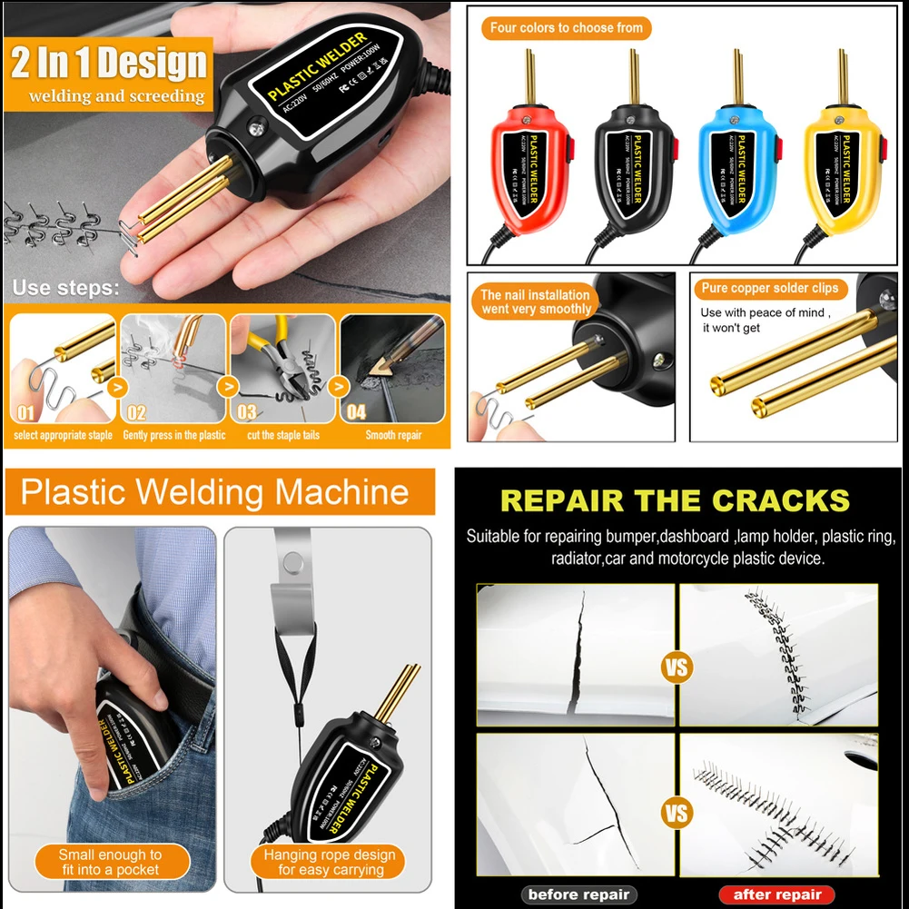 Auto Body Fasteners Plastic Welding Pins Tight Space Application for Professional Grade DIY Tool 0.8mm V-type for stud