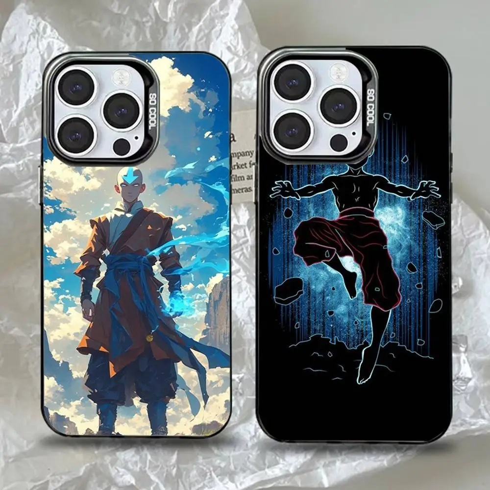 

Чехол для телефона Appa Yip Yip Avatar для iPhone 16,15,14,13,12,11, Pro, Max, Plus, Mini, XS, SE, черный матовый жесткий бампер с защитой от падения