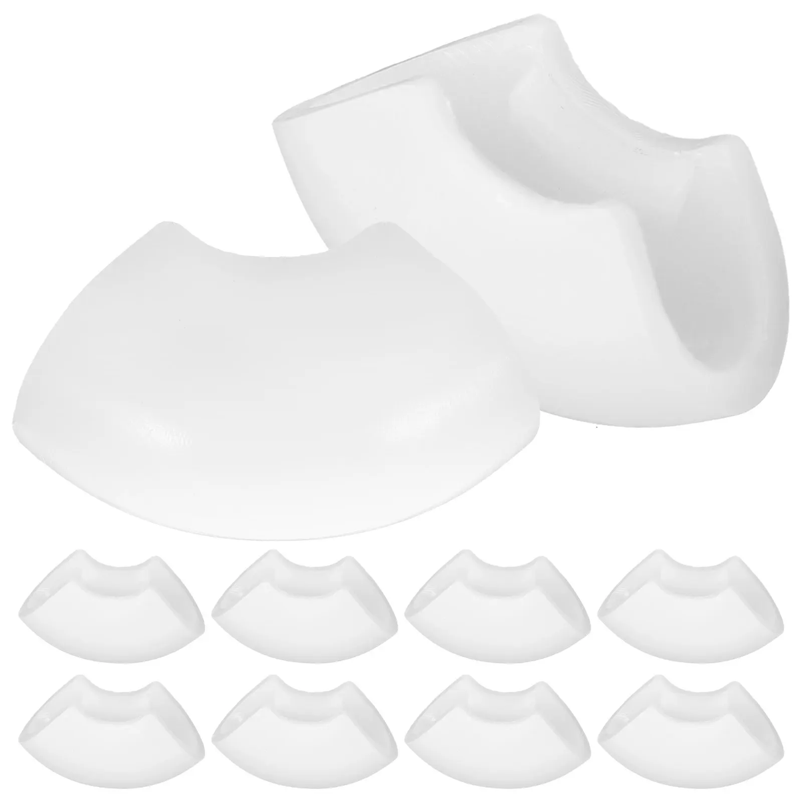 10Pcs Chair Leg Floor Protectors Plastic Foot Pads for Hardwood Floors Non Slip Furniture Pads Creative Shaped Sled Chair Caps