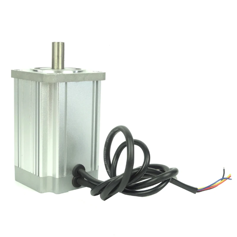 Maquinaria sin cepillo de empaquetado del motor de CC de la serie Bldc 80 trifásico longitud 146m m 48V 5000RPM 628W
