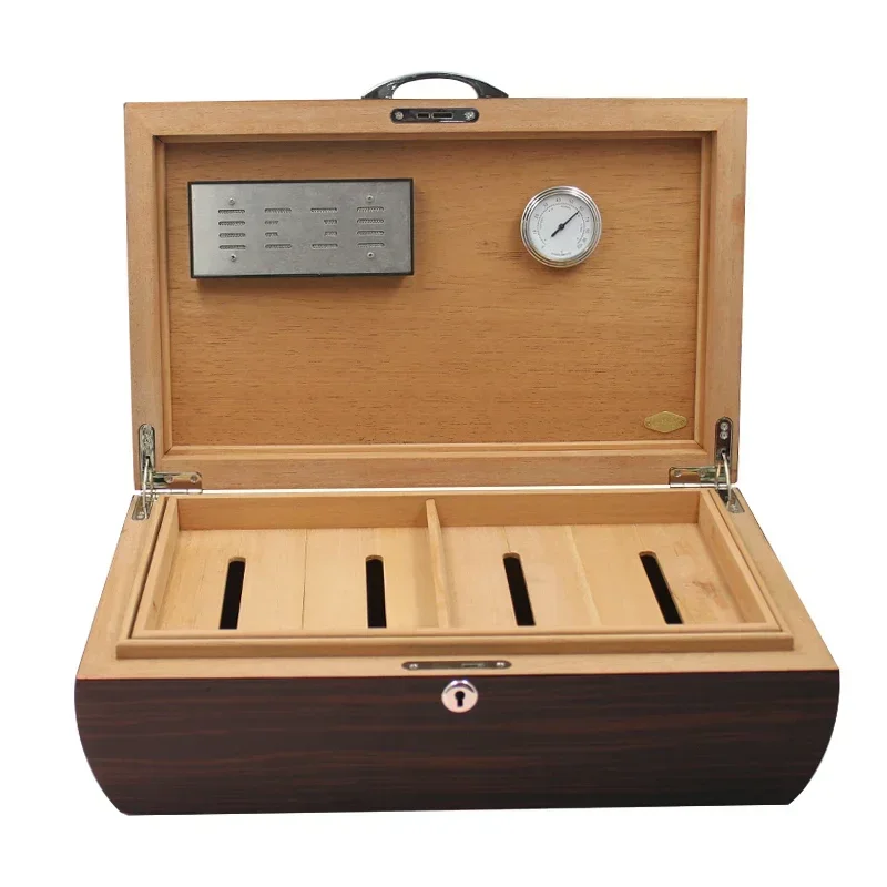 

Hot SalesHigh Inquiry Special Price Large Capacity Desktop Cigar Cedarwood Humidor Boxes