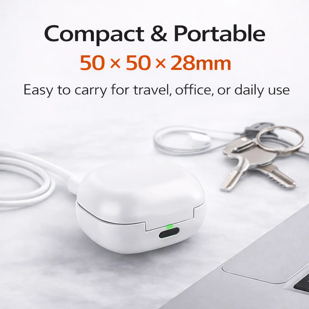 Wired Charging Case Compatible with Galaxy Buds 2 SM-R177,  450mAh Battery, Type-C, LED Light,Replacement Charger Box image 3