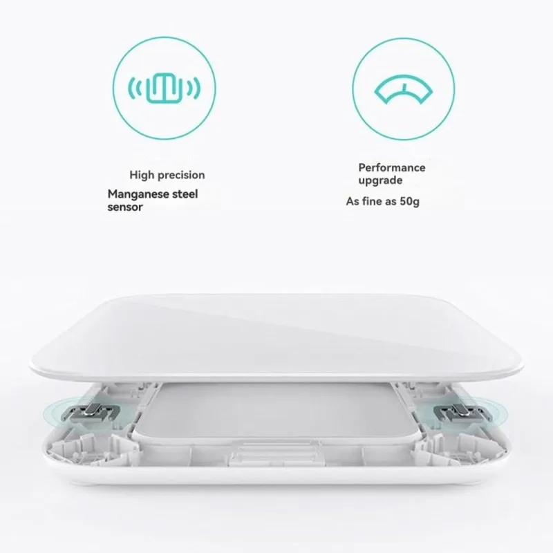 مقياس الجسم الرقمي يصل إلى 180 كجم، وضع مزدوج عالي الدقة وقدرة اتصال التطبيق #5