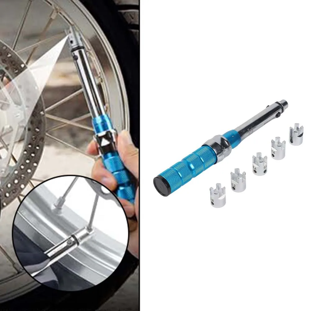 11Pcs Spoke Torque Wrench Set 2-10NM With 10 Interchangeable Heads For Motorcycle Bike Wheel Maintenance Tools