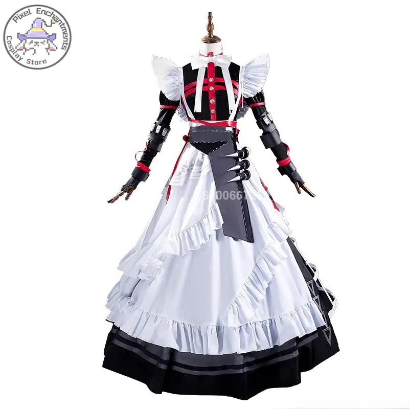 Zenless منطقة صفر لعبة ألكسندريا سيباستيان رينا تأثيري حلي المرأة خادمة فستان موحد شعر مستعار فيكتوريا التدبير المنزلي هالوين