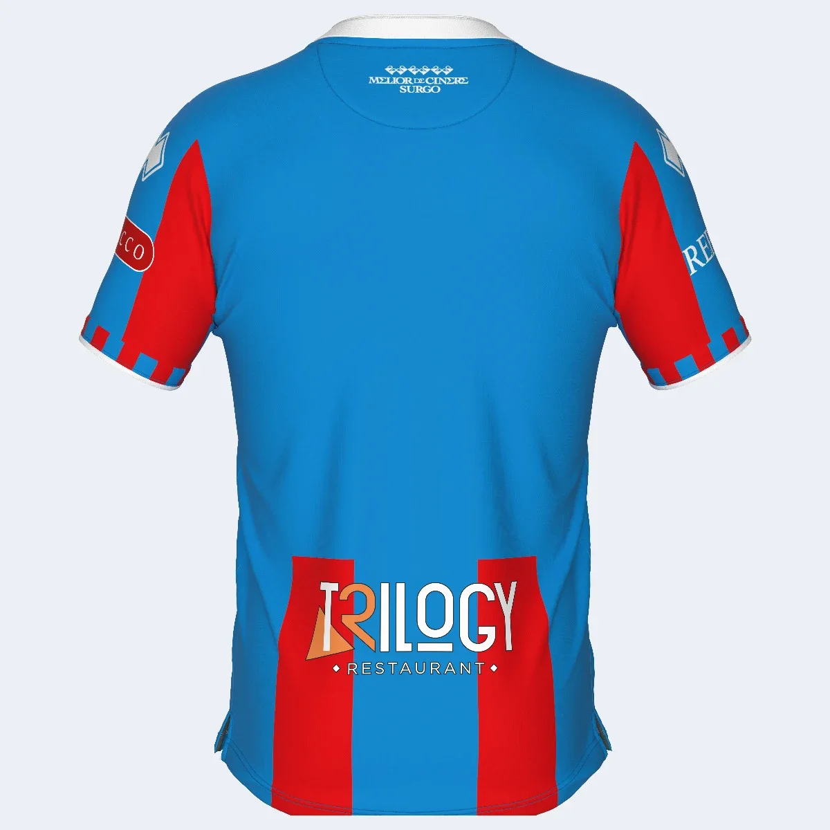 قمصان Catania Away الجديدة للموسم 25-26 تتميز بطبعات رقمية ثلاثية الأبعاد بخطوط حمراء وزرقاء لكل من الرجال والنساء