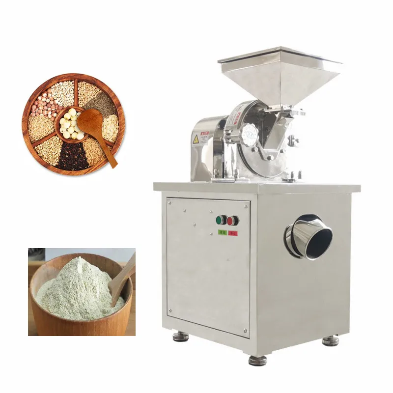 

120Kg/h High Speed Stainless Steel Bean Seed Sugar Salt Powder Crusher Grinding Machine/ Grinder for Spice Making
