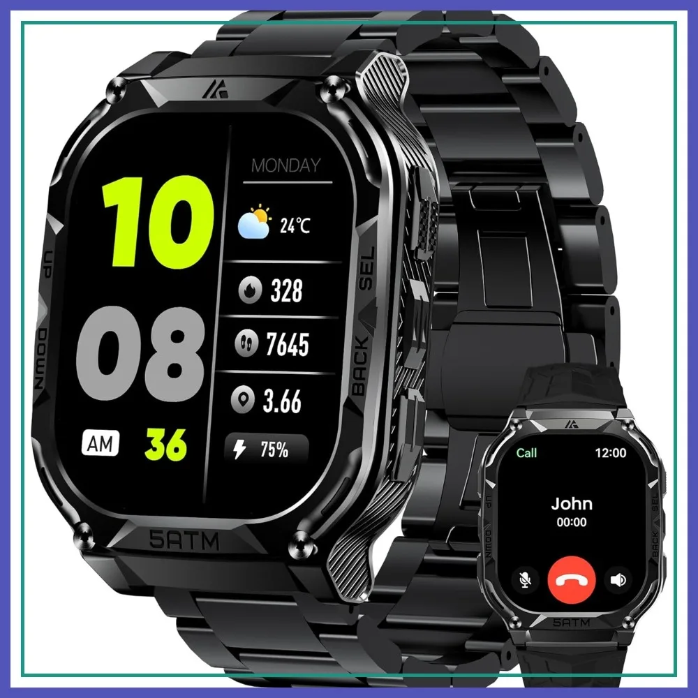 GPS Smart Watch for Men, 1.96