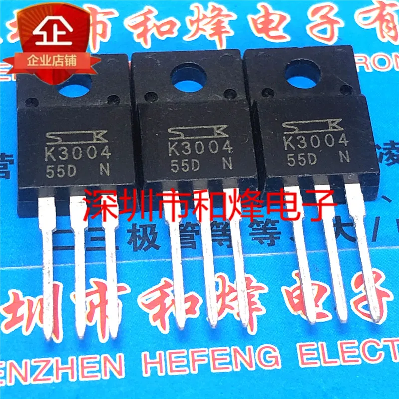 5pcs  K3004 2SK3004 TO-220F 250V 18A