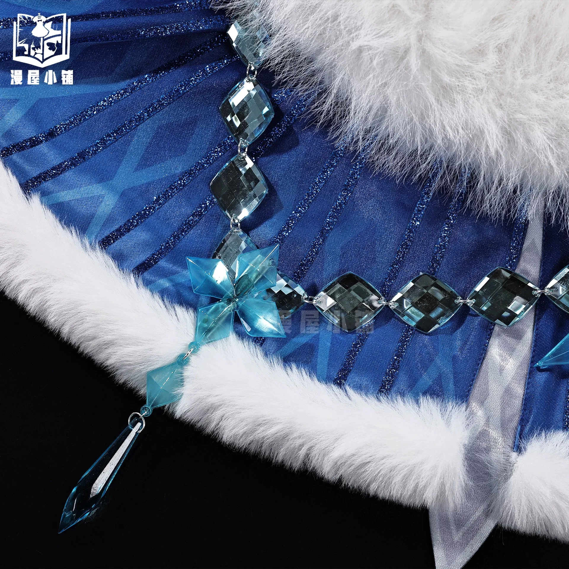 Genshin Impact Anastasya Feodorovna Snezhnaya Princess of Ice Tsaritsa Cosplay Costume  Dress Role Play Outfit Halloween Women view 5