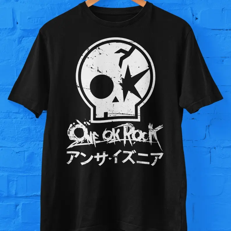 

One OK Rock Graphic T Shirt, J-Pop Band Shirt, Japanese Rock Band Logo Short Sleeve Tee