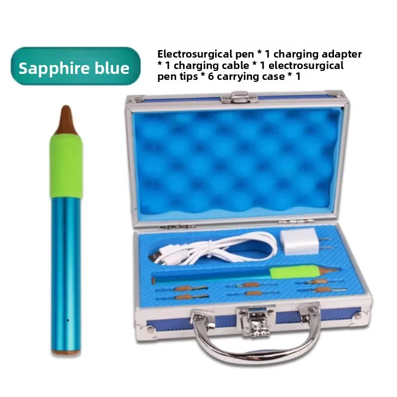 1pcs Electrocoagulation Cautery Instrument Eyelid Cutting Pen Hemostat Charging Double Eyelids Tool