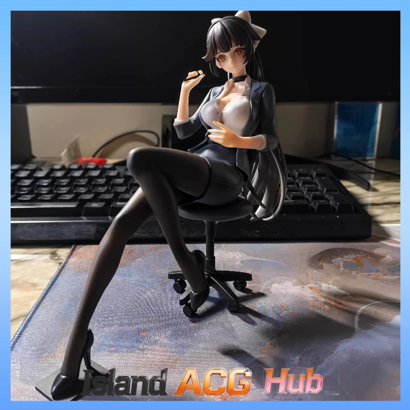 

Azur Lane Takao Secretary PVC Figure Anime Girl Desktop Car Computer Case Decoration Collectible Model Gift For Fans