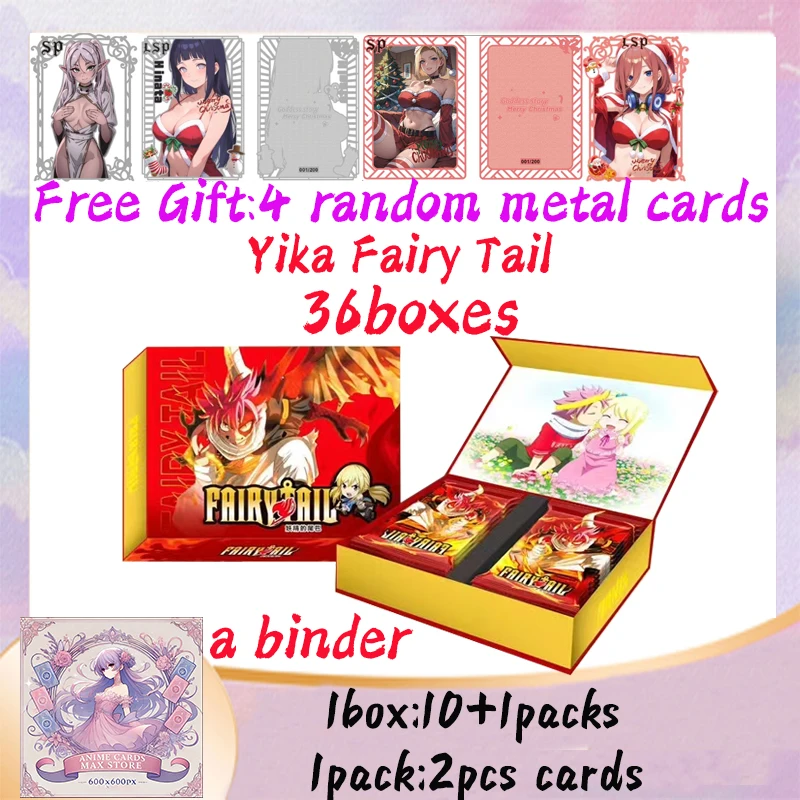 

2025 Newest Yika Fairy Tail Cards Booster Box Gojo Satoru Nanami Sukuna Hobbies Chrismas Gift