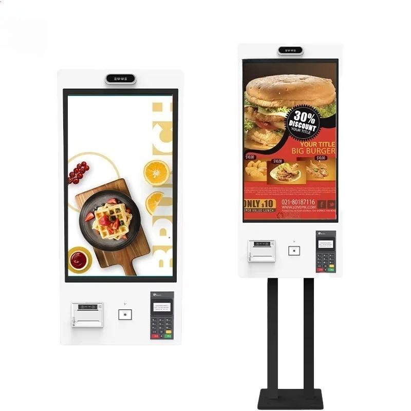 

Payment Kiosk 21.5 Inch Touch Screen POS Terminal Machine Self-Service Order System with SDK Function