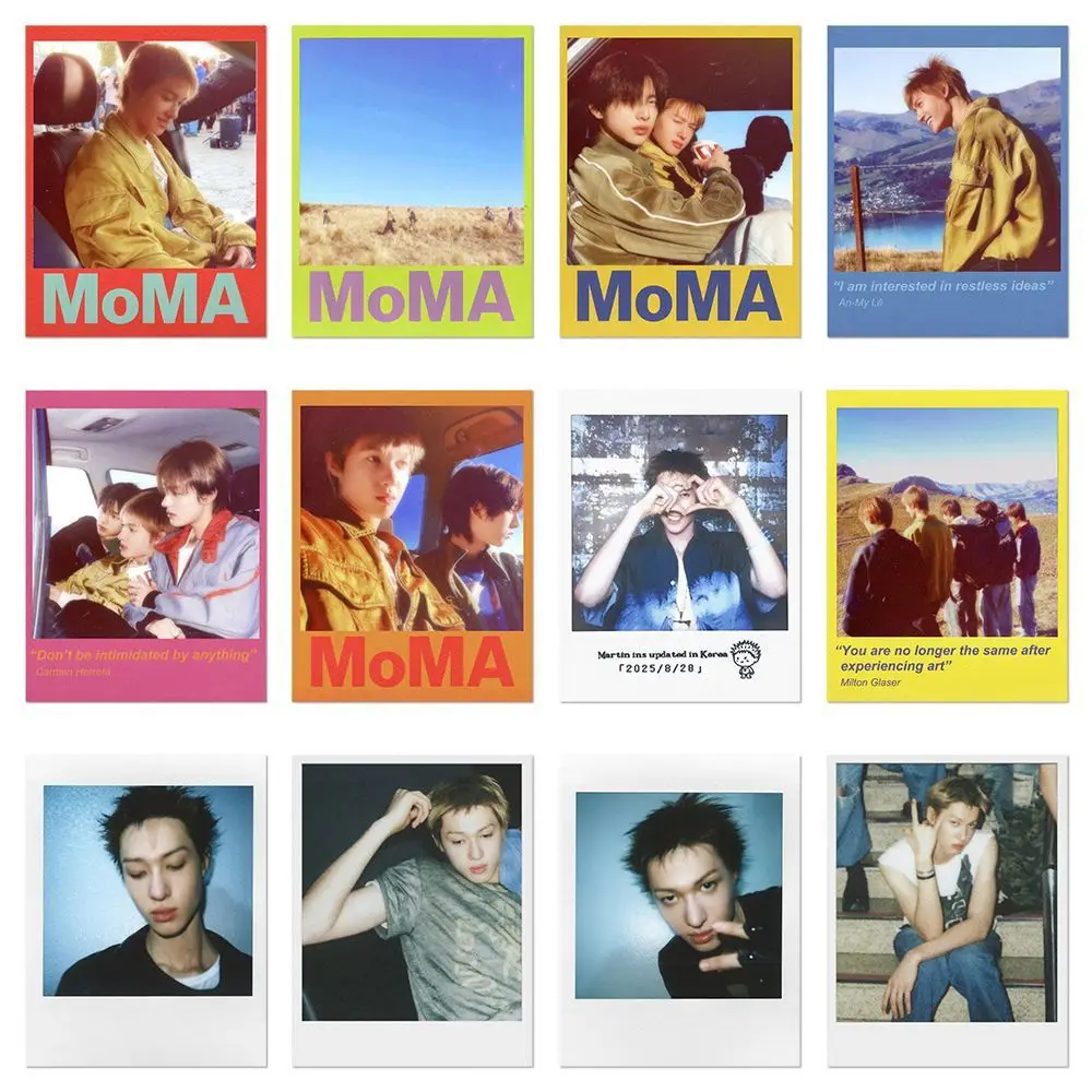 KPOP فرقة الصبي الكورية الجنوبية كورتيس دريمكور يفوز 32 مارتن، تشاو يوفان، مدرب الذهب يان تشنغيو، بطاقات Kpop Boy Band LOMO.