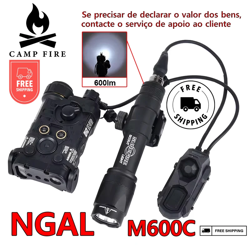 

Airsoft NGAL M600C M300 PEQ UHP M300A Surefir flashlights Red Green Blue IR Pointer Red Dot Indicator Hunting Scout Weapon light