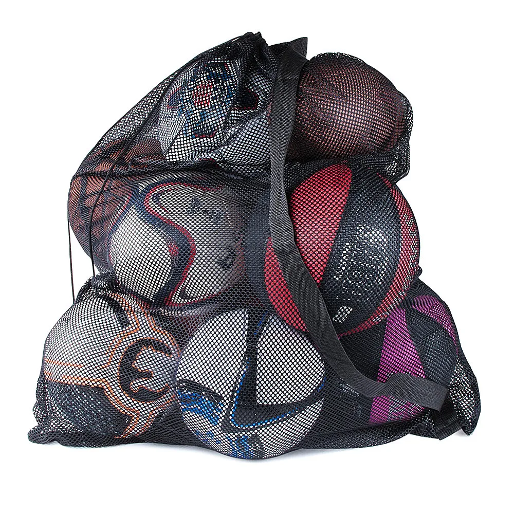 

Football Bags Drawstring Sports Ball Bag Football Mesh Bag Basketball Backpack Soccer Volleyball Ball Storage Swimming Gear Bags