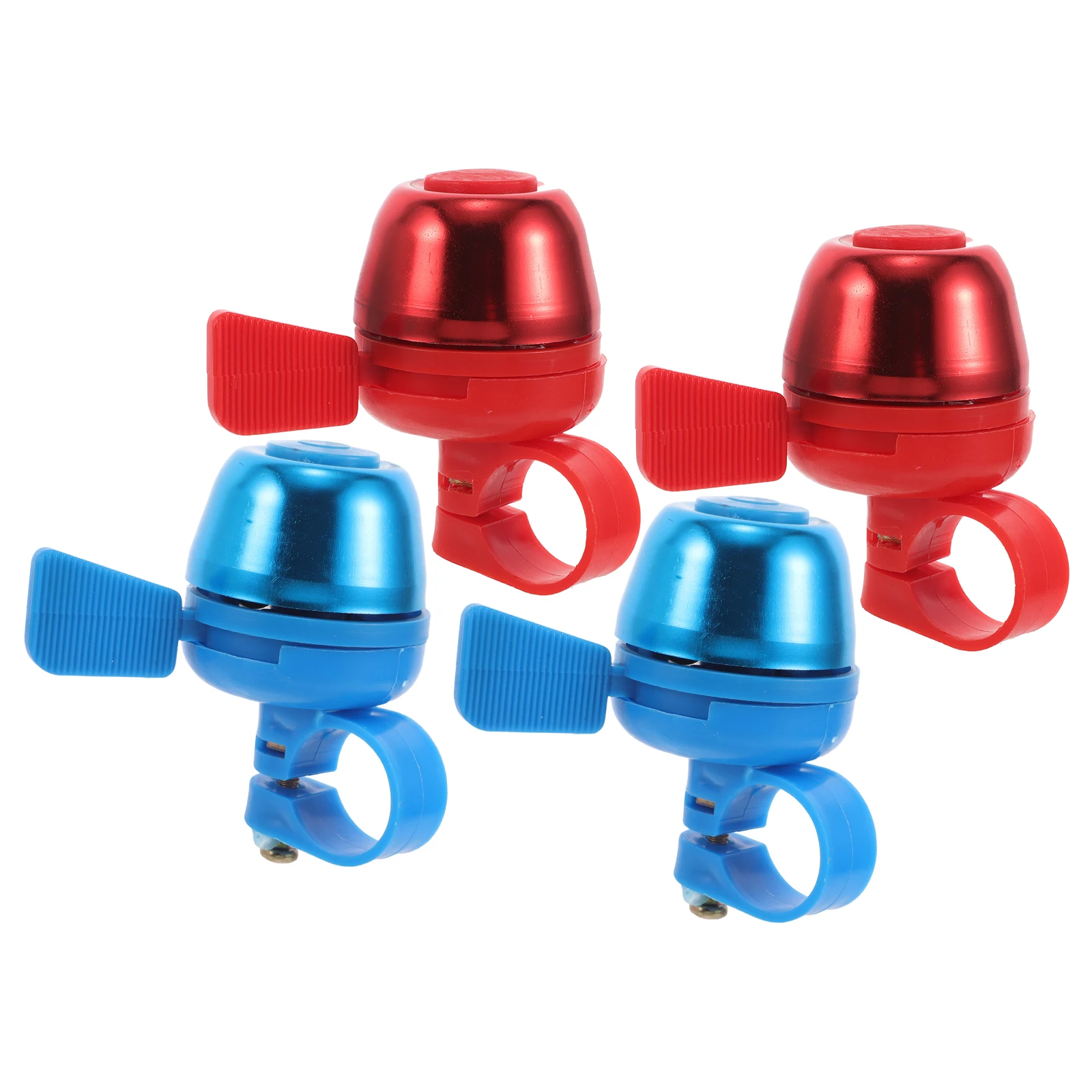 4pcs Bicycle Bell Aluminum Alloy Lightweight Loud Clear Sound For Kids Mountain Road Toddler Bikes Scooter Cycling Handlebar