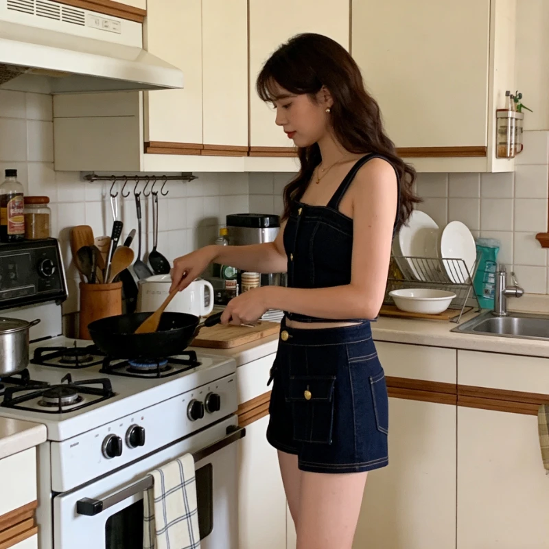 

Американские женские джинсовые шорты 2026 года: весенне-летняя мода, хип-хоп, готика, повседневные, облегающие, темно-синие, с высокой талией