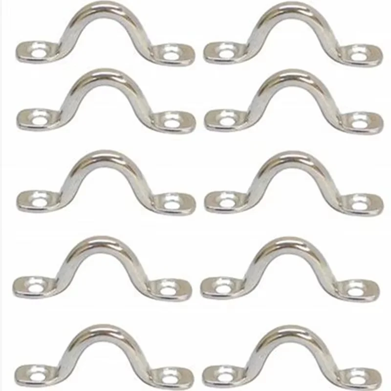 ISURE MARINE - Juego de 10 Accesorios de Acero Inoxidable para Yates y Embarcaciones, Tipo Camelback, en Varias Medidas (3/4/5/6/8/10 mm)