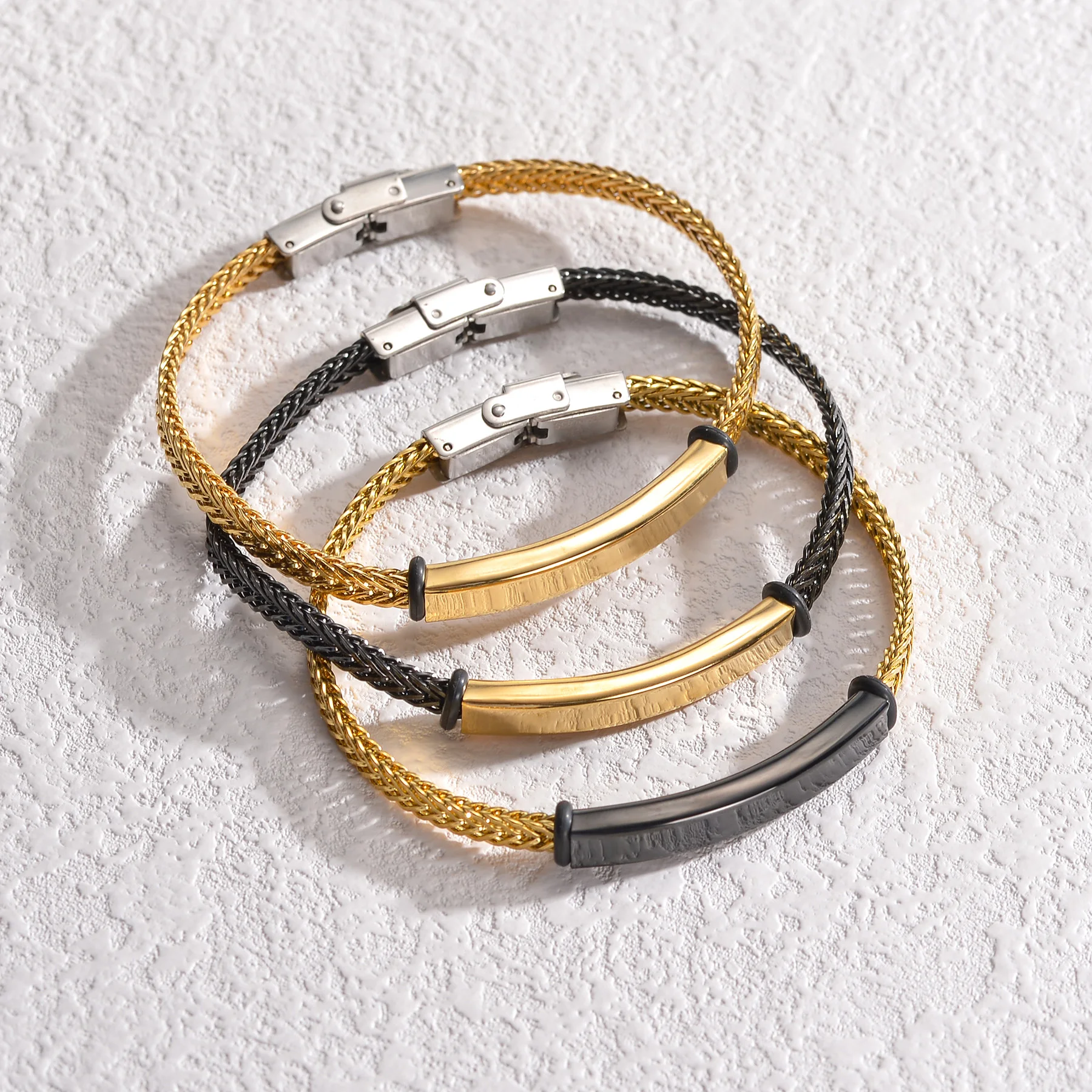 Браслет Sifisrri с гравировкой имени для женщин и мужчин, браслет в стиле панк, хип-хоп, ювелирные изделия из нержавеющей стали, индивидуальный рождественский подарок на заказ