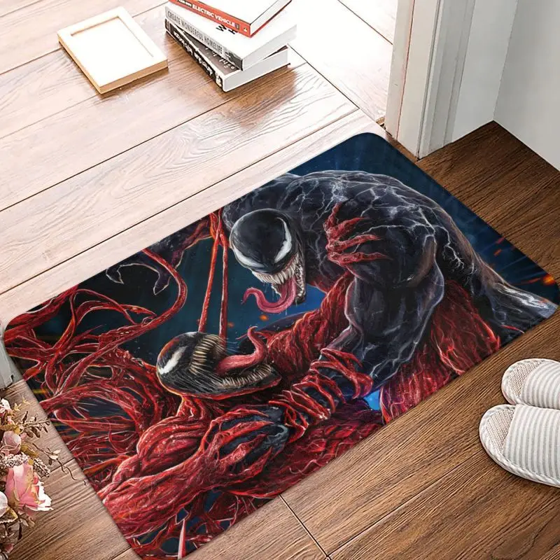 Custom Superhero Film Venom Doormat Mat Anti-Slip Bathroom Kitchen Toilet Rug Carpet 40*60cm