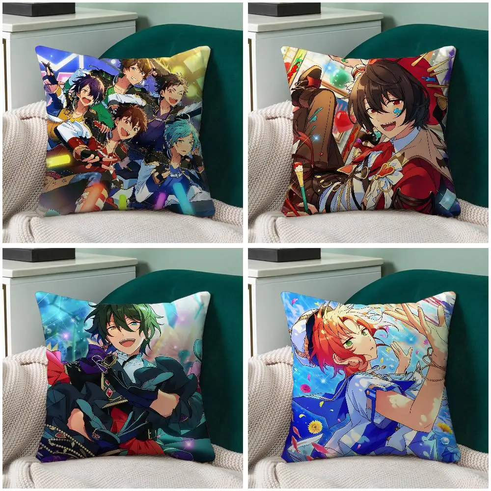 

S-Ensemble Stars Pillow Case Throw Pillow Cover Nordic Vintage Style Cushion Covers Home Living Room Sofa Couch Seat Decor