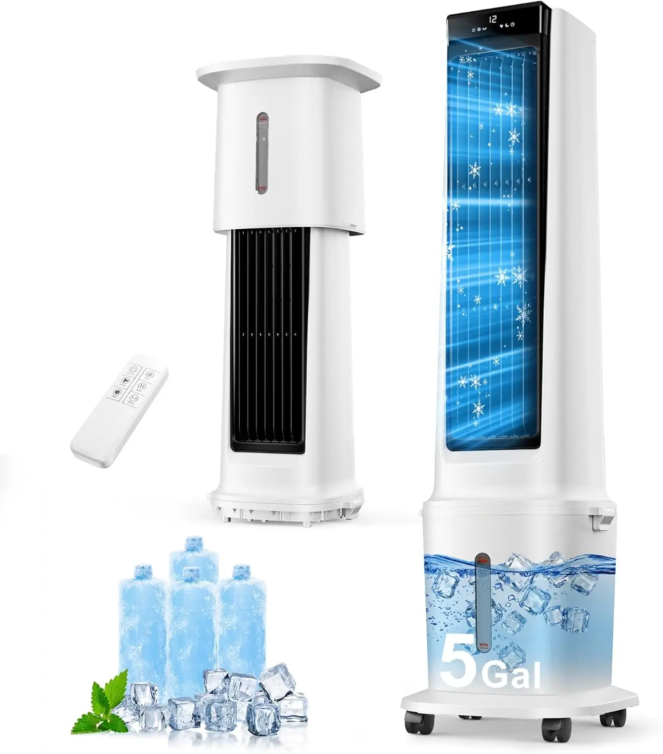 

Кондиционеры, испарительные охладители воздуха, таймер на 12 часов, 4 режима и 3 скорости, испарительный охладитель с съемным резервуаром для воды для использования в спальне и в помещении.