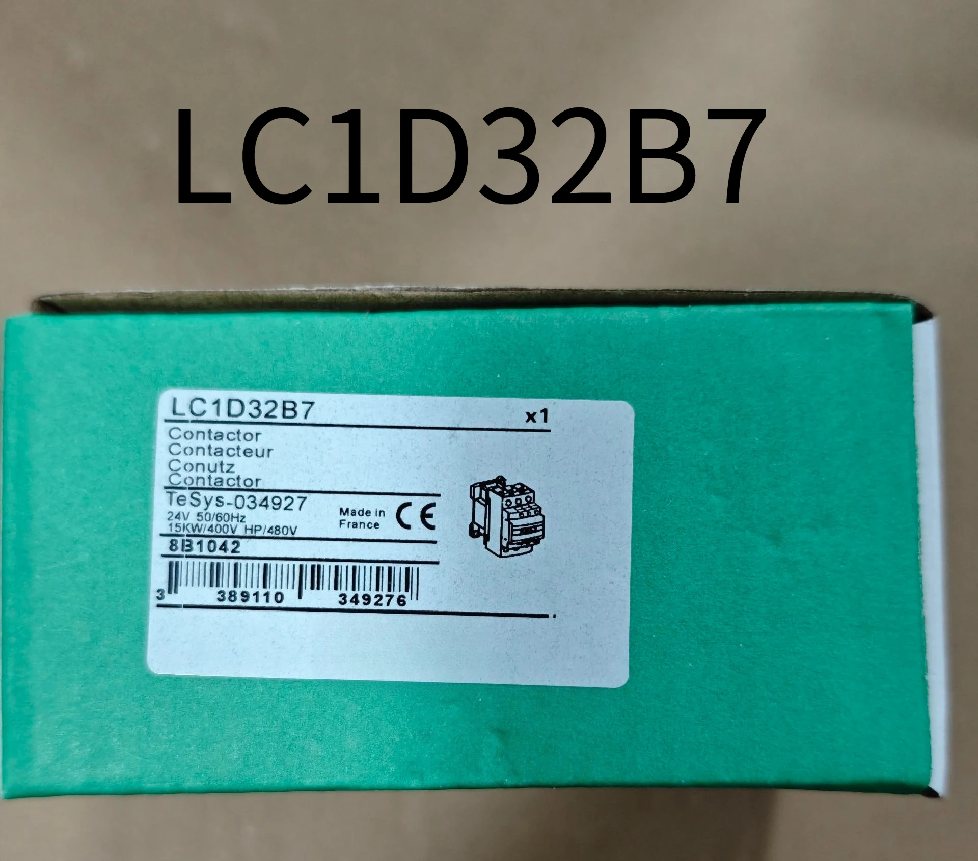 Brand New Original LC1D32B7 AC electric Contactor 3P 3NO LC1-D32B7 32A 24V AC coil Fast delivery