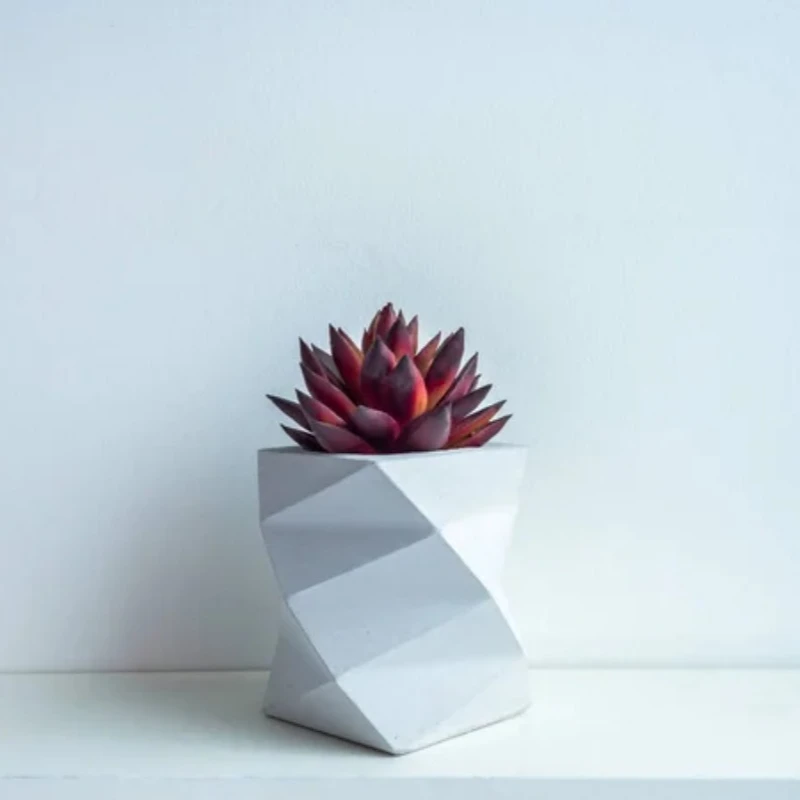 مجموعة بونساي عصارية صناعية صديقة للبيئة - نباتات صبار بلاستيكية صغيرة واقعية للمكتب المنزلي وديكور طاولة الزفاف #4