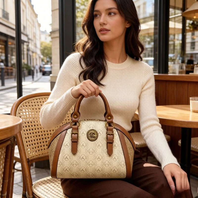 

Luxury Brand Famous Designer Women Handbag - Classic Elegant Messenger Bag In Leather For Stylish Ladies