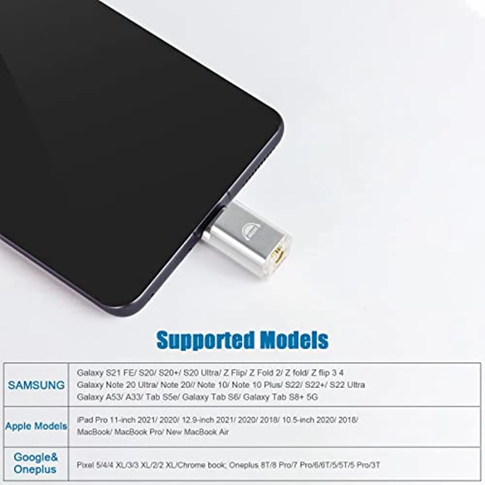 okcsc TC35 Audio Type-C Adapter Hi-Res DAC For Mobiles iPad Samsung Galaxy S21 Ultra S20 FE S20 Z Flip 3 A53 Note 20